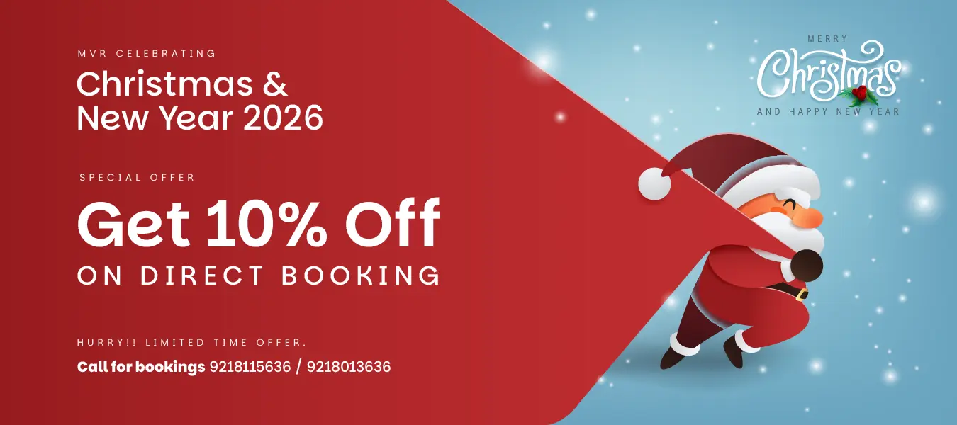 Enjoy 10% off on all direct bookings this Christmas and New Year 